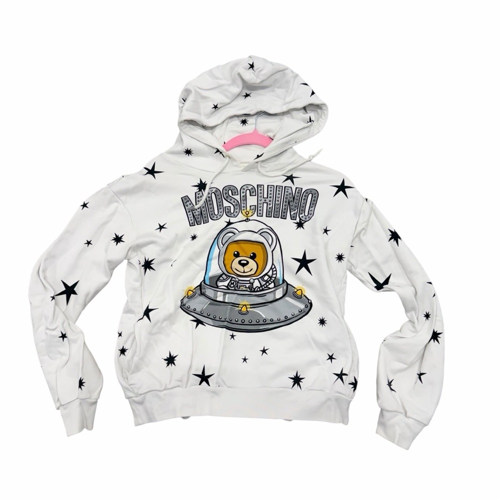 Moschino Couture Teddy Bear Astronaut Star Hoodie